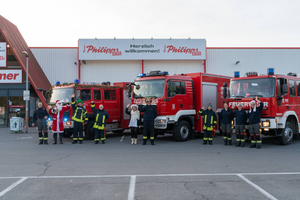 In Oranienburg kommt der Weihnachtsmann mit der Feuerwehr